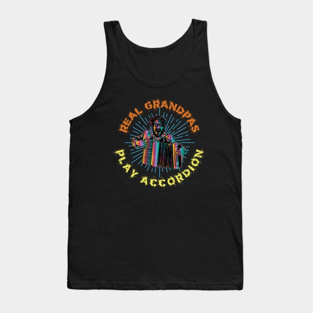 Accordion Player and Grandpa Gifts Tank Top by Leonitrias Welt